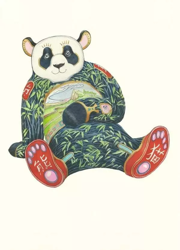 Karnet A121 B6 + koperta Panda - Książki