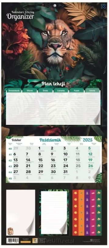 Kalendarz szkolny organizer 2025/2026 - Książki