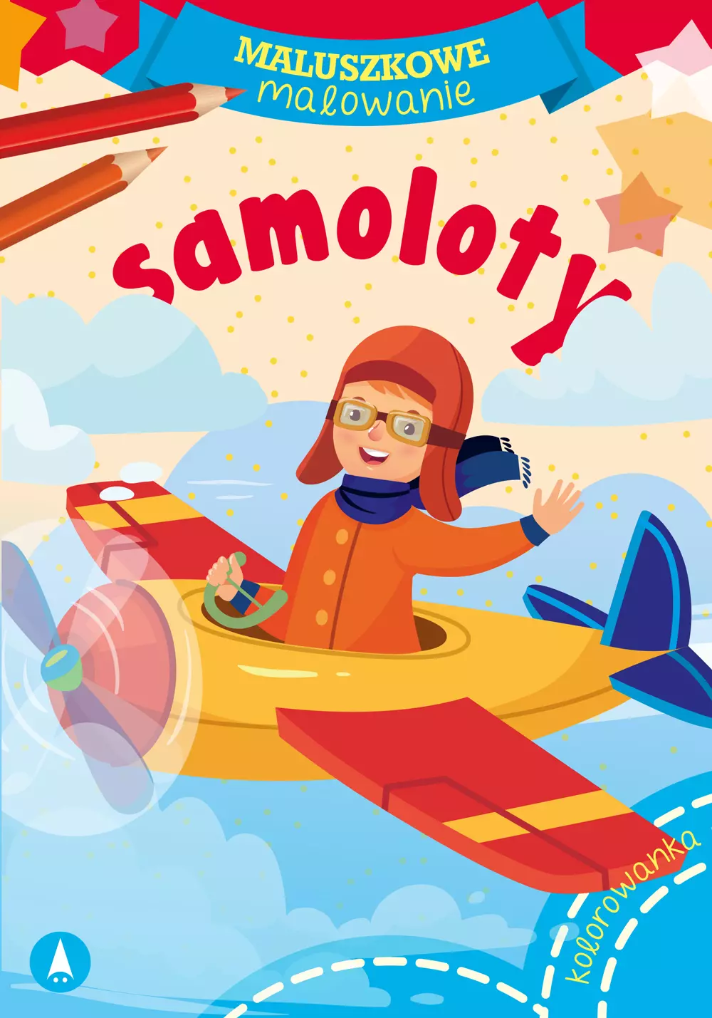 Maluszkowe malowanie. Samoloty - Książki
