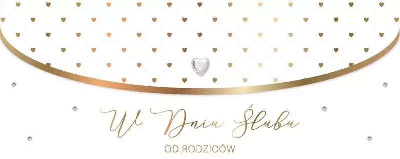Karnet Ślub od rodziców LUX-197 - Papiernicze i szkolne
