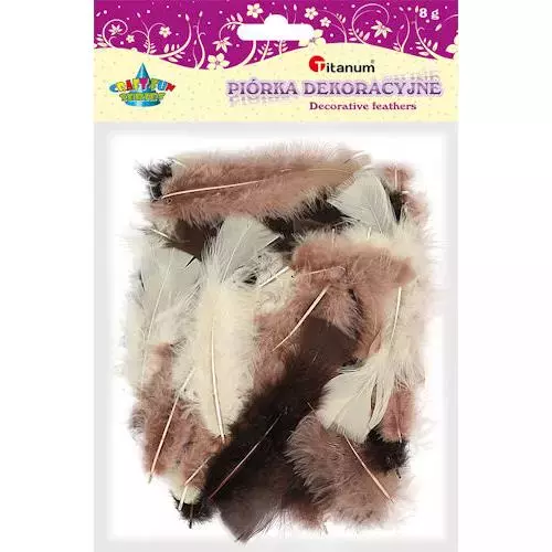 Ozdoba dekoracyjna. Piórka, 8 g - Książki