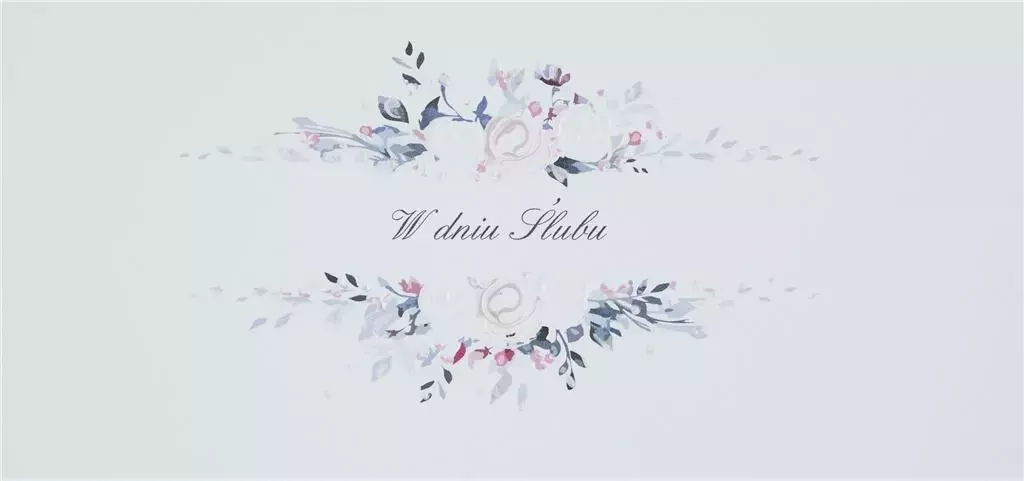 Karnet Ślub DL S41 - W Dniu Ślubu - Papiernicze i szkolne
