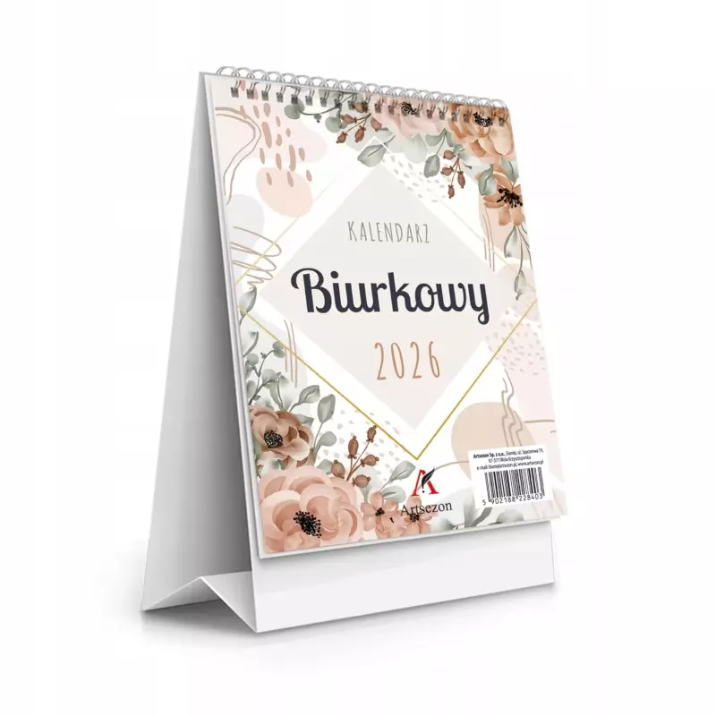 Kalendarz 2026 biurkowy 12x17cm - Książki
