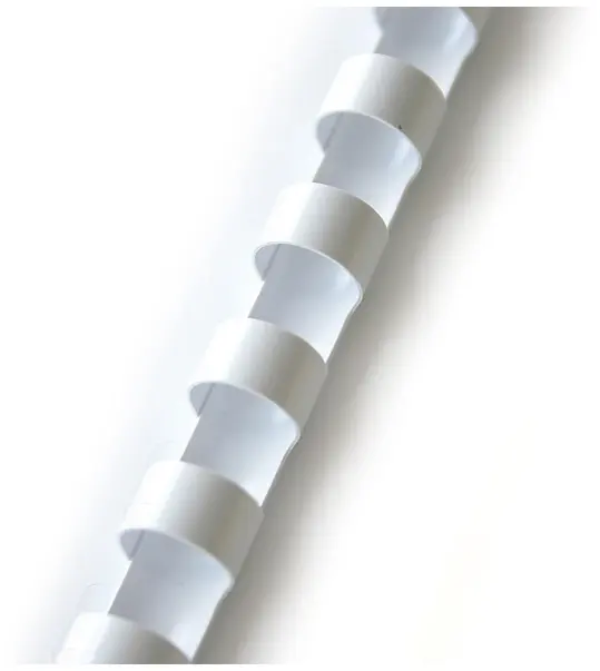 Grzbiety grzebieniowe 10 mm białe (do 65k) op. 100 szt., Argo - Papiernicze i szkolne