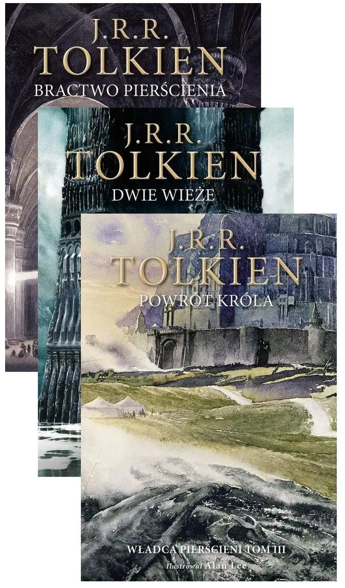Pakiet - Władca Pierścieni: Bractwo pierścienia / Dwie wieże / Powrót króla (wydanie ilustrowane) - Książki