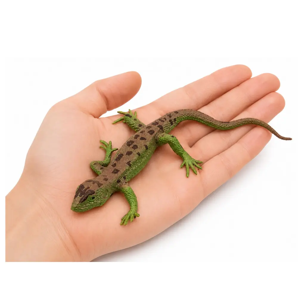 Jaszczurka Zwinka Gumowa Figurka Rozciągliwa Realistyczna 15 cm - Zabawki