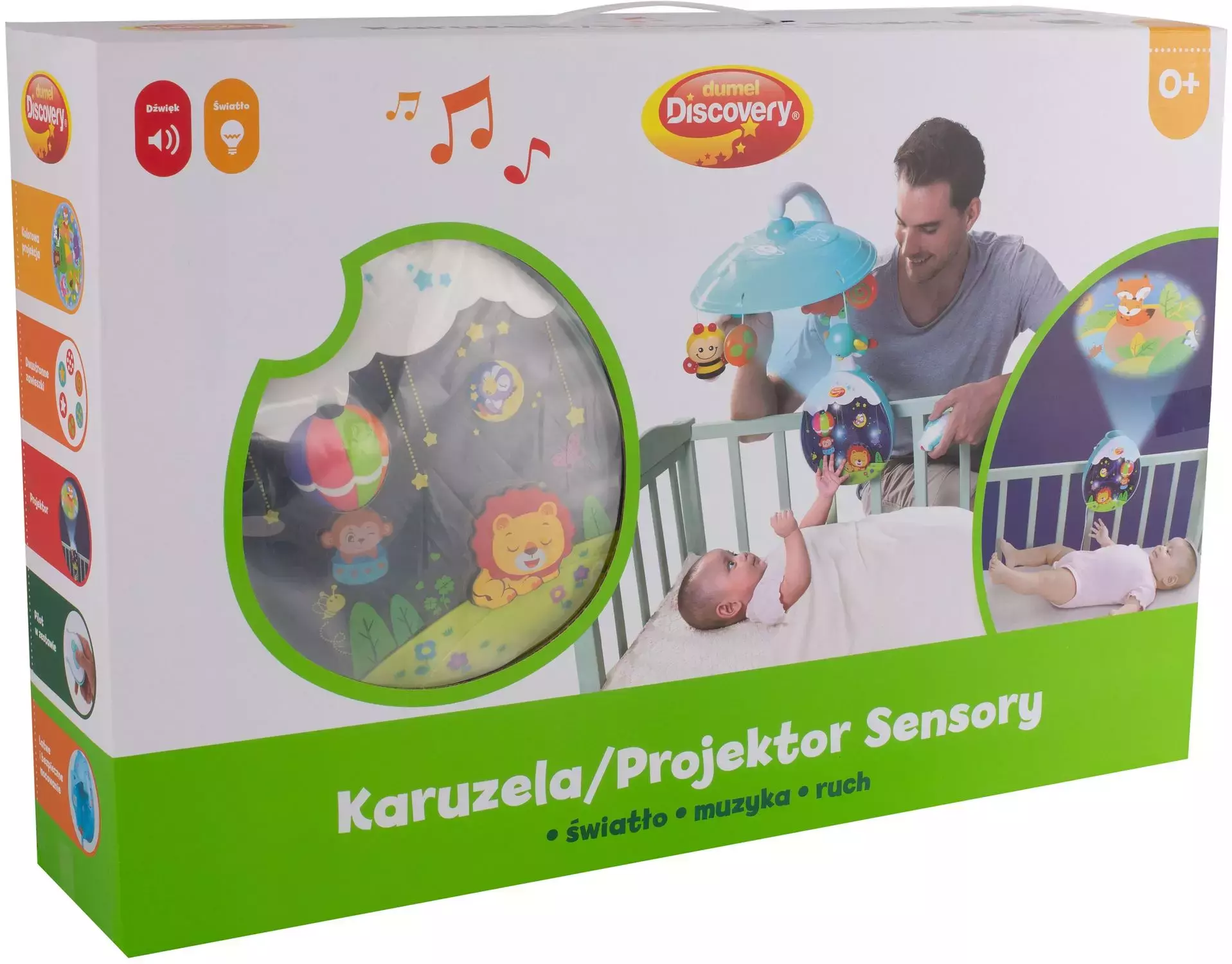 Karuzela/projektor sensory - Zabawki