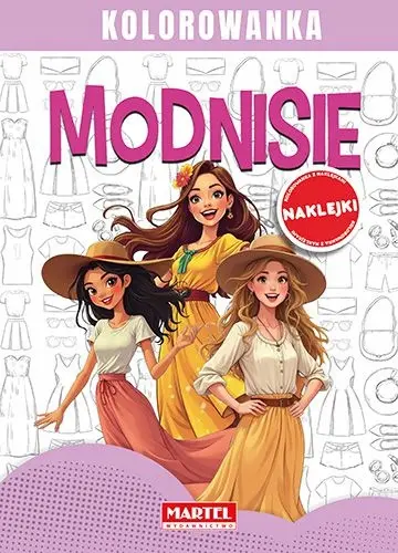 Modnisie. Kolorowanka z naklejkami - Książki