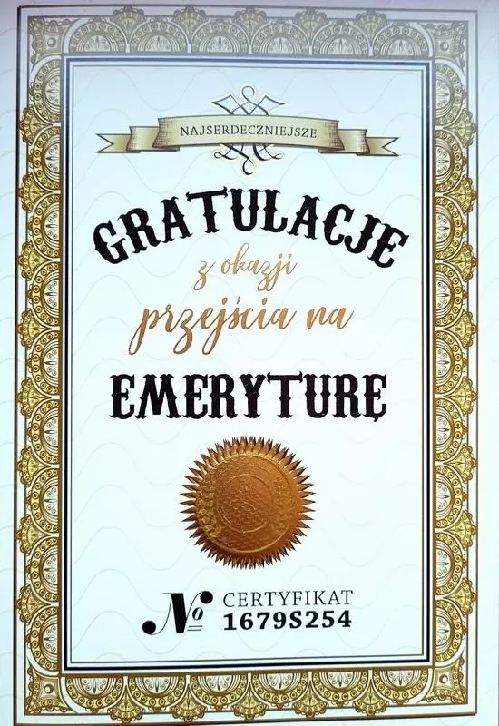 Karnet Emerytury 2K - 065 - Papiernicze i szkolne
