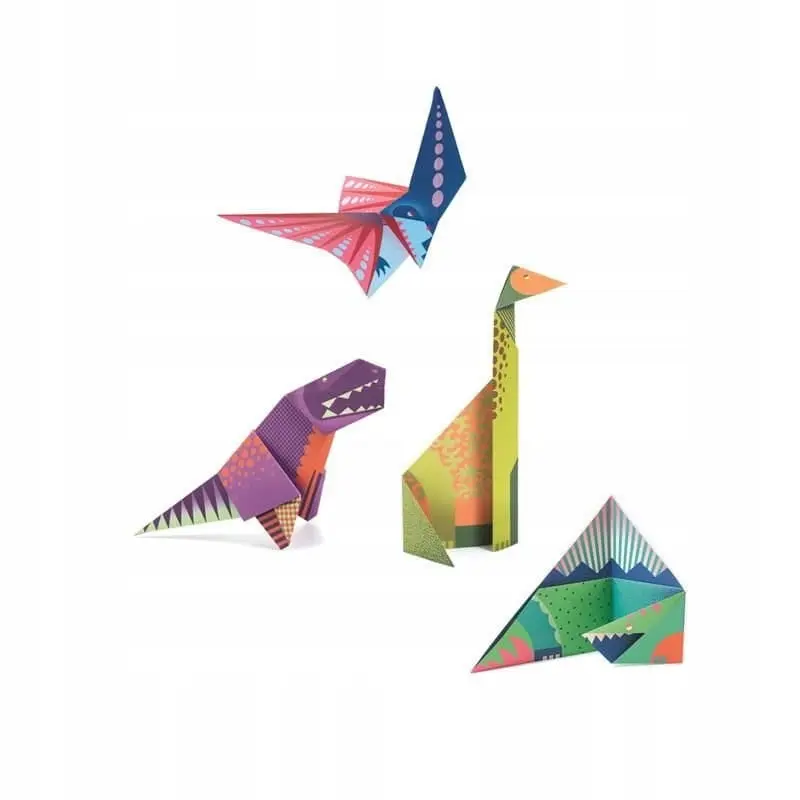Origami DINOZAURY zestaw 24 szt - Zabawki