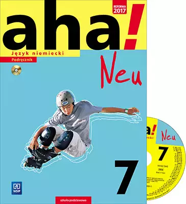 Język niemiecki. Aha! Neu. Podręcznik + CD. Klasa 7. Szkoła podstawowa, wydanie 2 - Książki