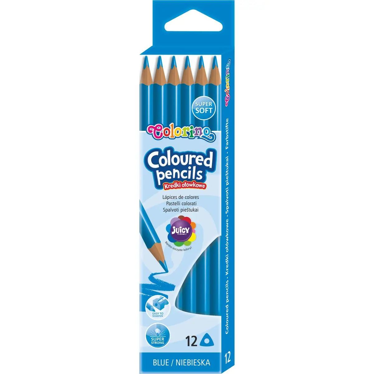 Kredki ołówkowe 1 kol. Patio (86518PTR) - Papiernicze i szkolne