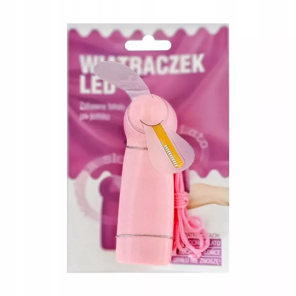 Wiatraczek led różowy - Książki