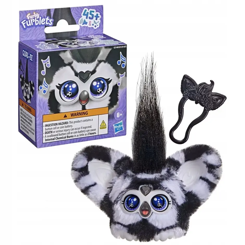 FIGURKA FURBY FURBLETS GOAL-EE INTERAKTYWNA ZABAWKA MASKOTKA DŹWIĘKI 6+ Lat - Zabawki