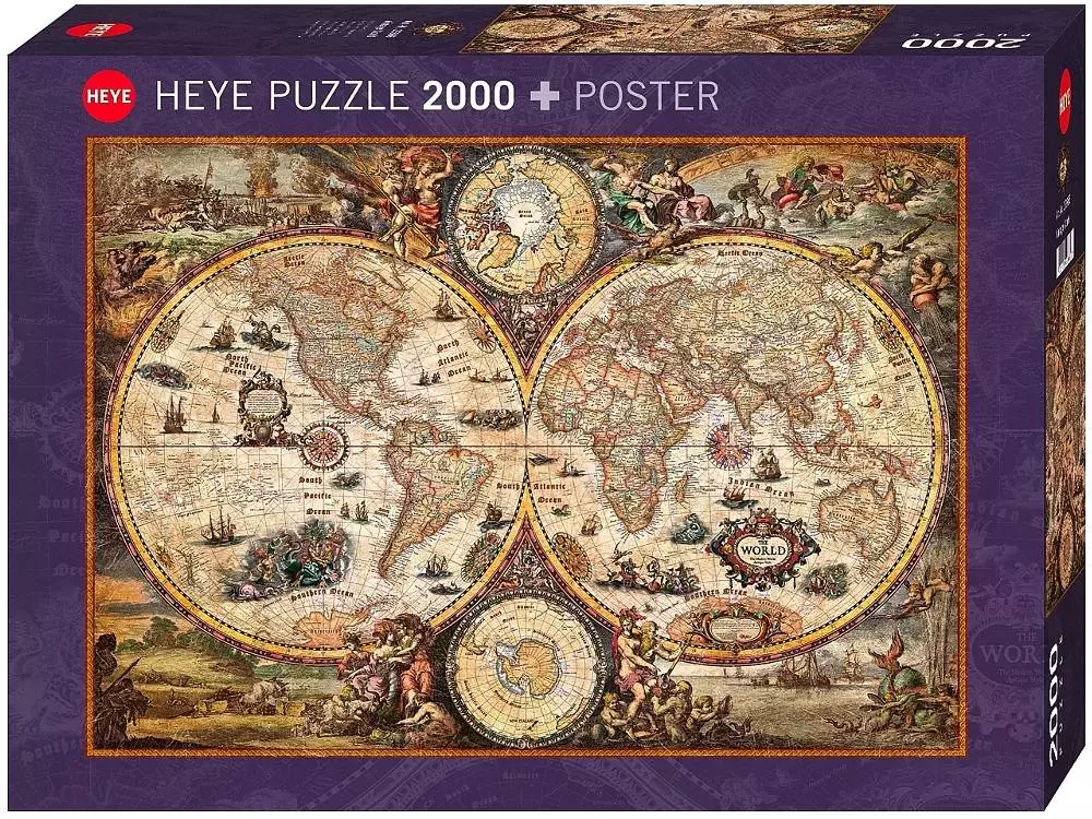 Puzzle 2000 elementów. Antyczny świat - Puzzle