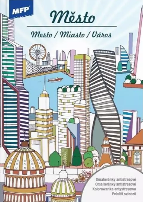 Kolorowanka antystresowa. Miasta - Książki