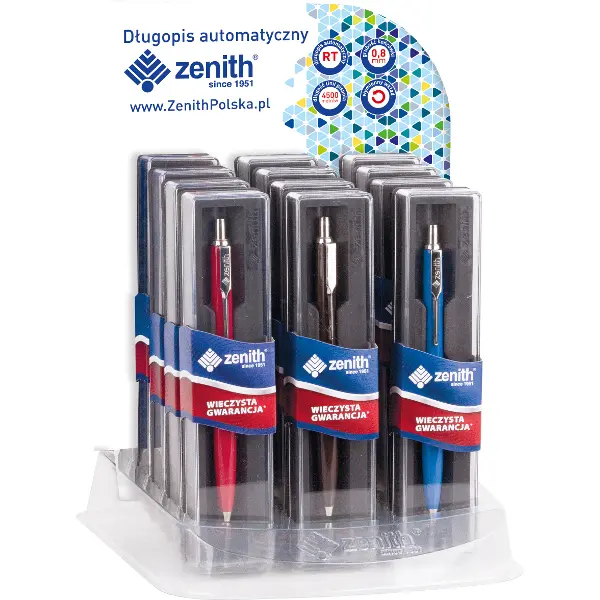 Długopis Zenith 7 Classic w etui, Zenith - Papiernicze i szkolne