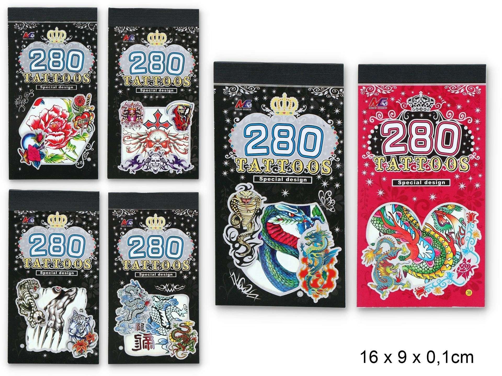 Zest.tatuaże 280 Z6449 - Papiernicze i szkolne