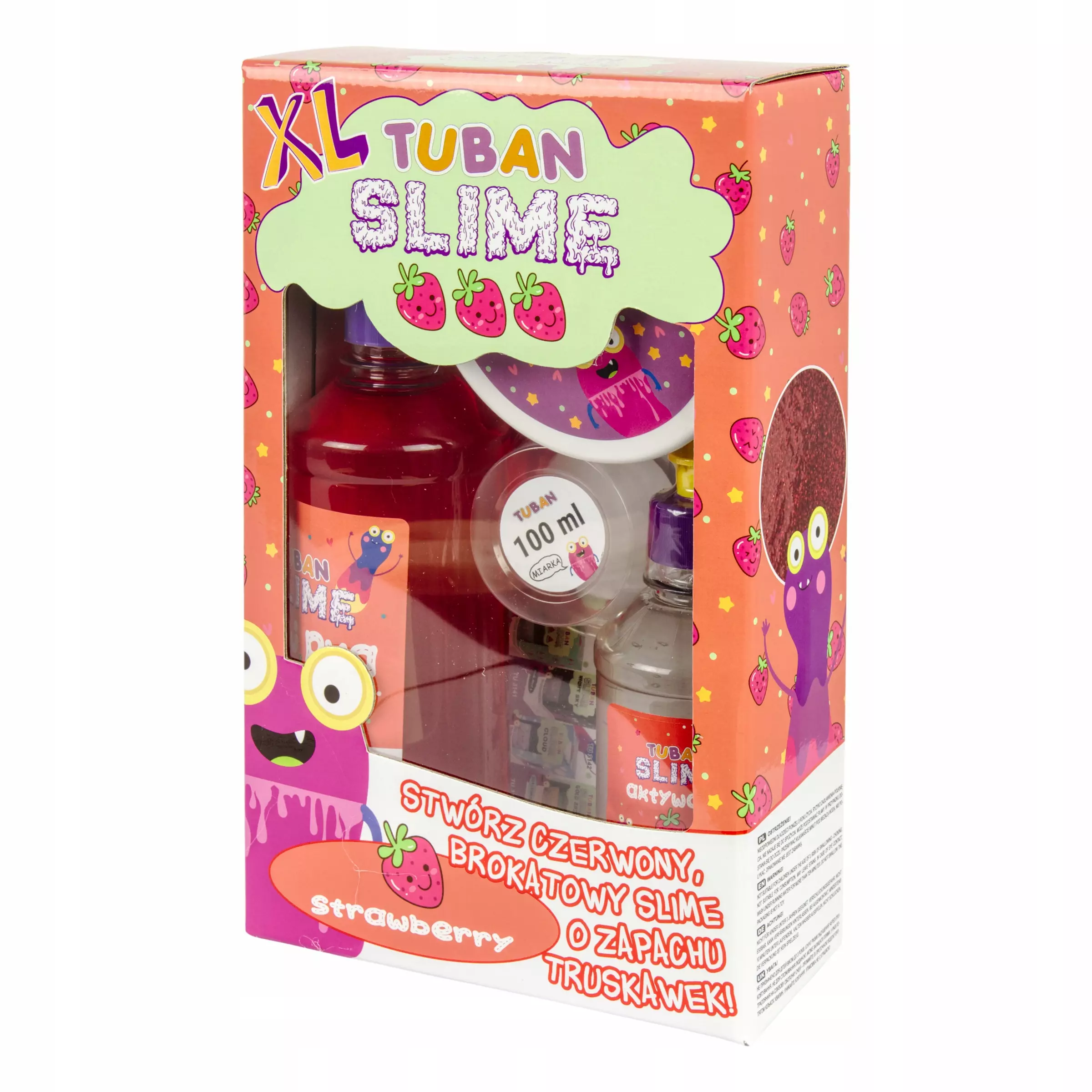 Zestaw Super Slime XL. Truskawka - Zabawki