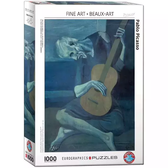 Puzzle 1000 elementów. Starzec grający na gitarze, Pablo Picasso - Puzzle
