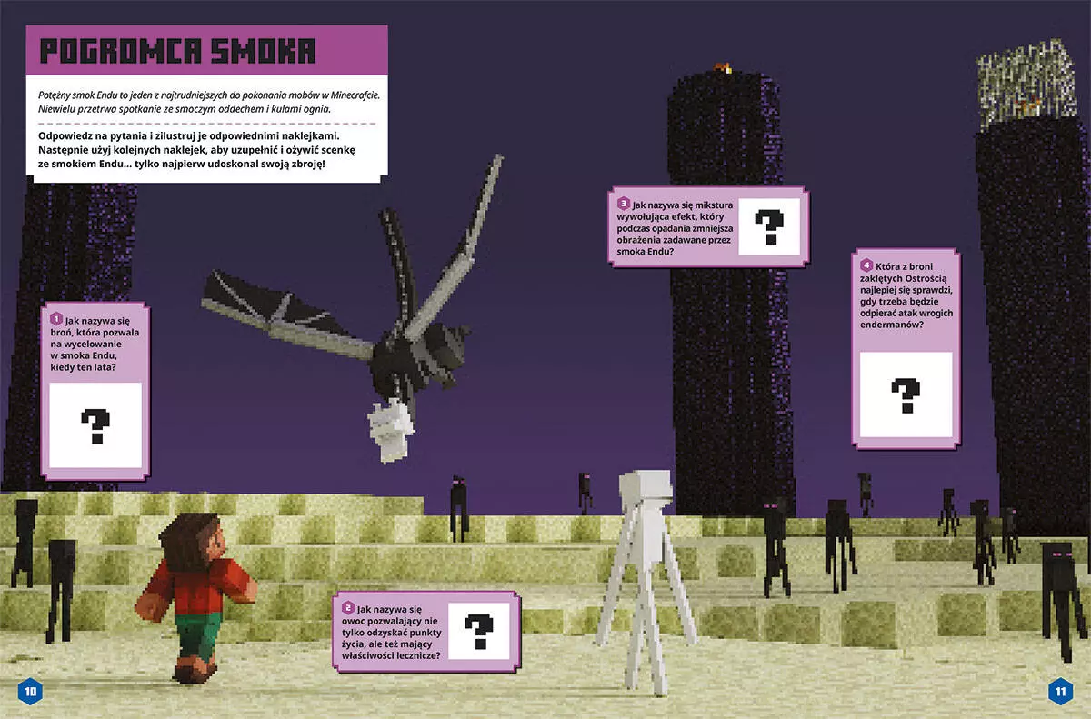 Minecraft. Naklejkowa przygoda. Kreator postaci - Książki