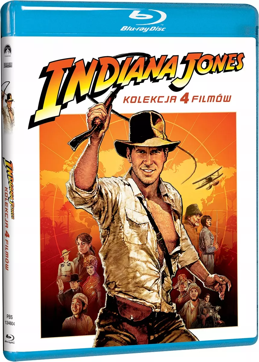 Indiana Jones. Kolekcja 4 filmów, 4 Blu-ray - Filmy
