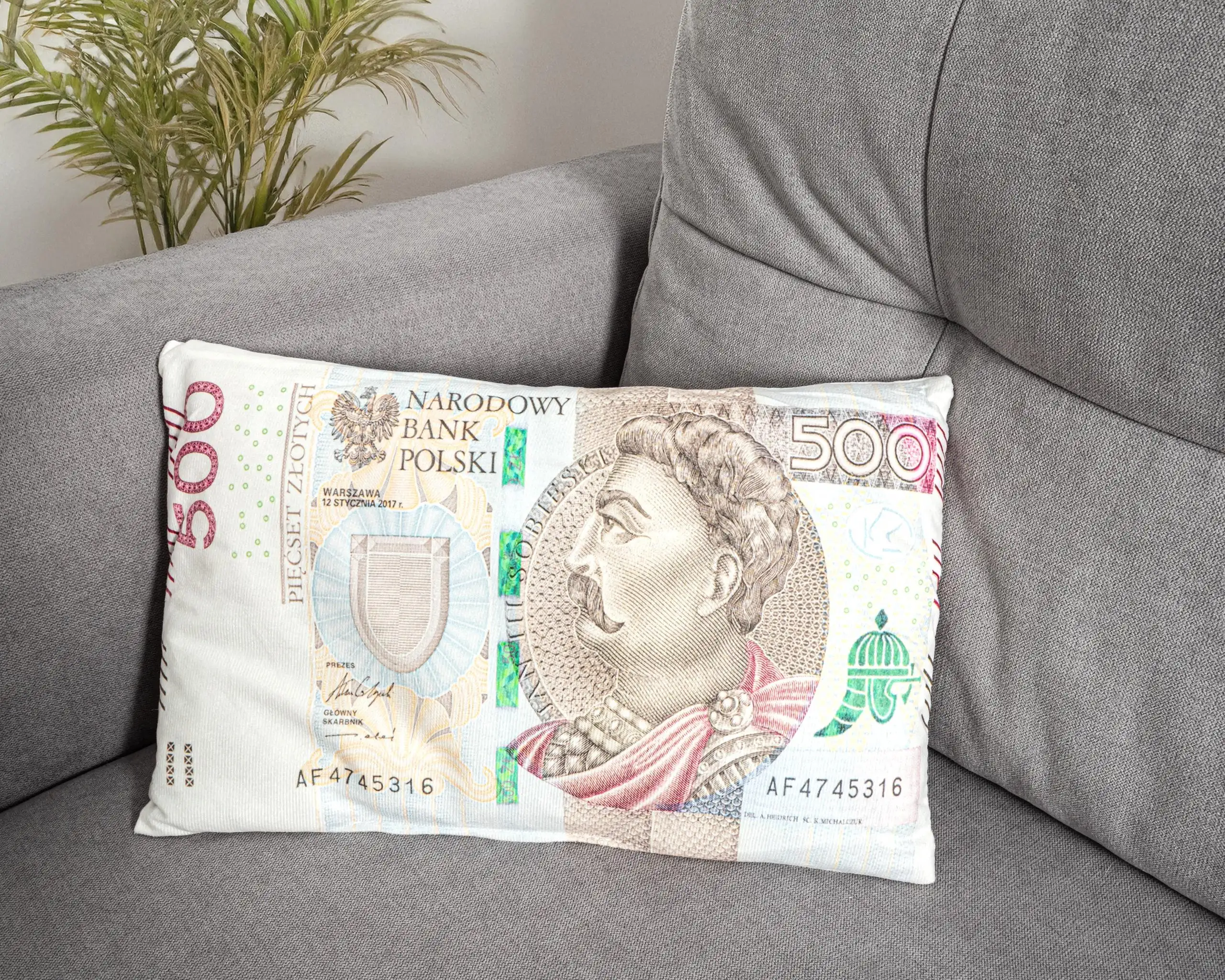 Poduszka 500 PLN - Papiernicze i szkolne
