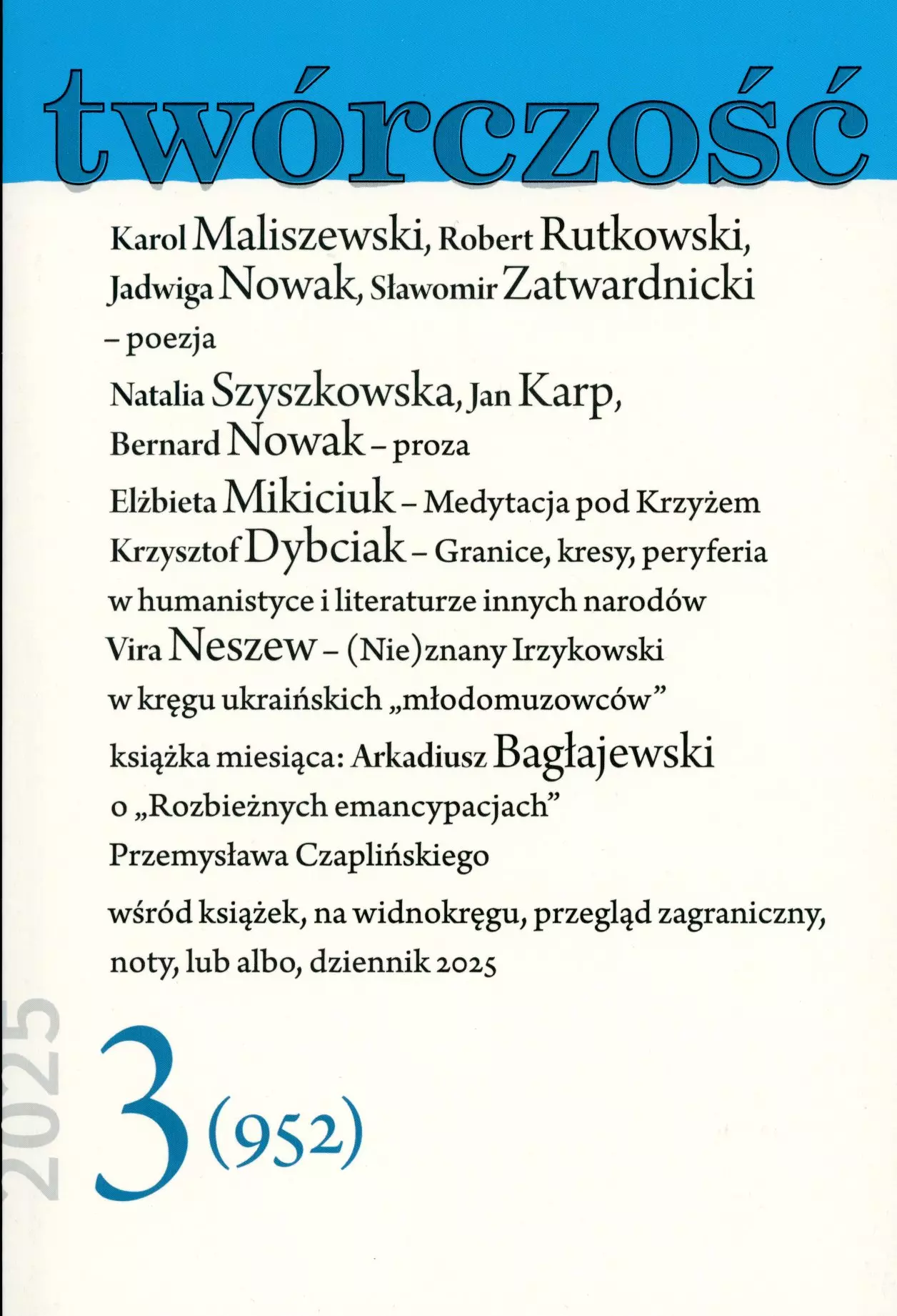 Twórczość 3/2025 - Książki