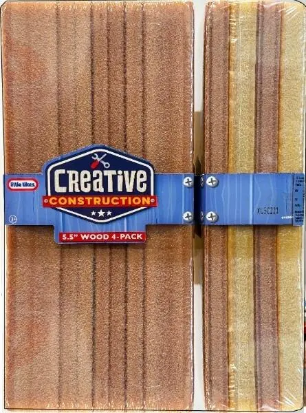 Creative Construction - Wood 4 pak - Zabawki