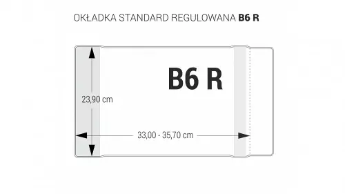 Okładka Szkol Regul B6-239 Przez B-fol Fol 1 szt. - Papiernicze i szkolne