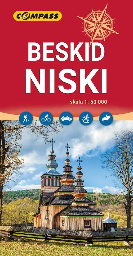 Mapa turystyczna - Beskid Niski 1:50 000 w.2026 - Książki