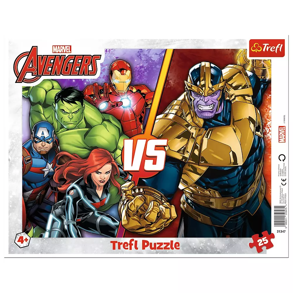 Puzzle 25 Ramkowe Niezwyciężona drużyna Avengers 31427 - Puzzle