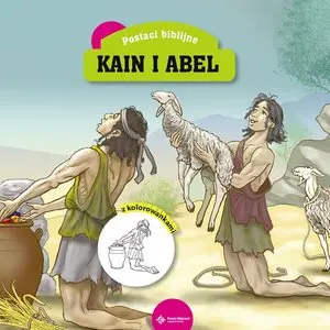 Kain i Abel. Książeczka z kolorowankami - Książki