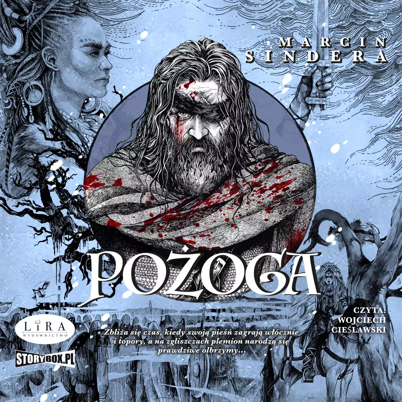 CD MP3 Pożoga - Audiobooki