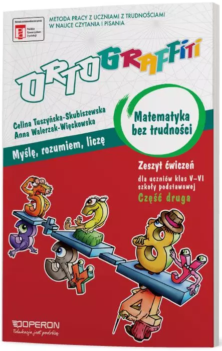 Matematyka bez trudności. Ortograffiti. Myślę, rozumiem, liczę. Klasa 5-6. Zeszyt ćwiczeń. Część 2 - Książki