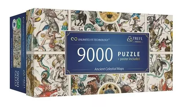 Puzzle 9000 Ancient Celestial Maps TREFL - Puzzle