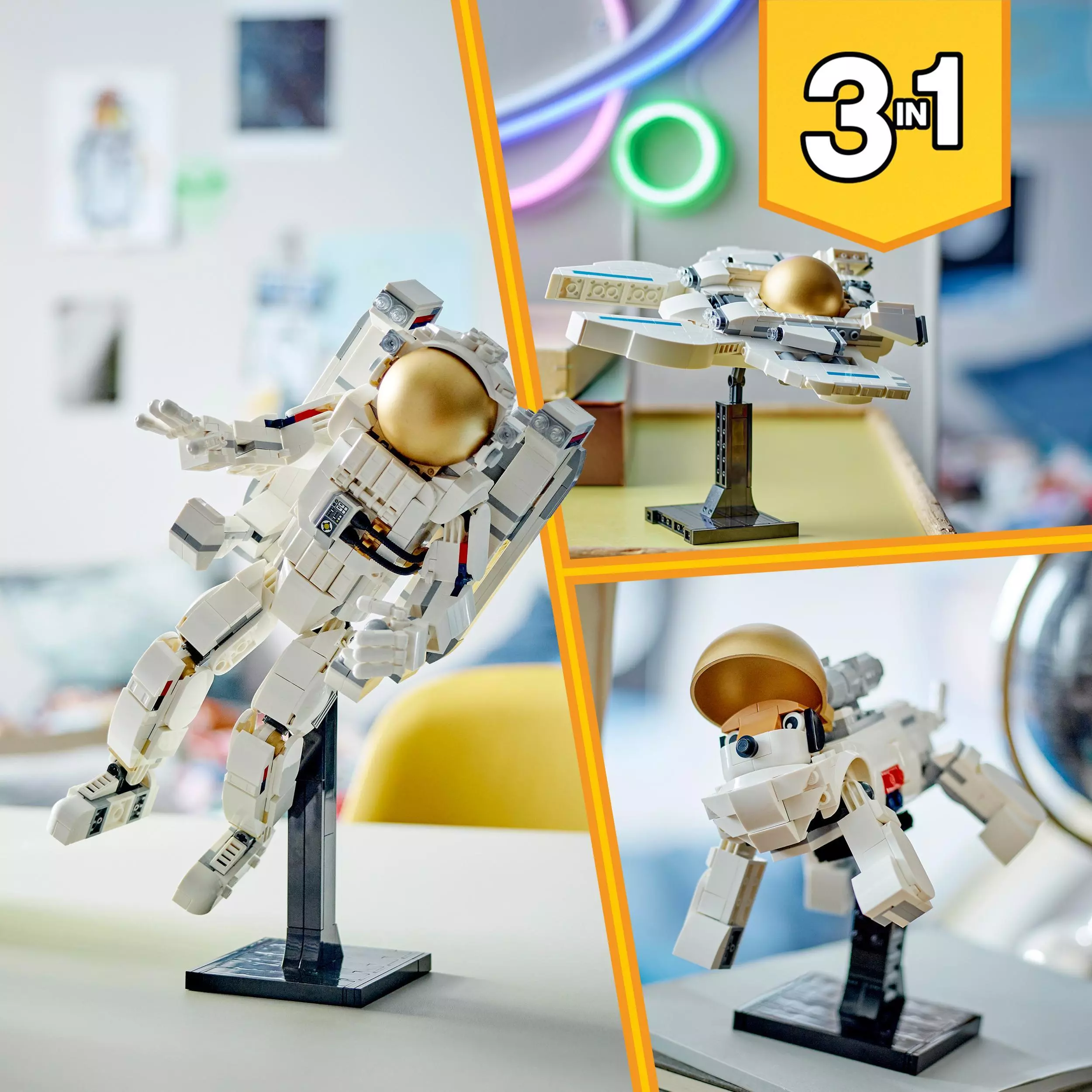 LEGO Creator 3 w 1 Astronauta 31152 - Zabawki