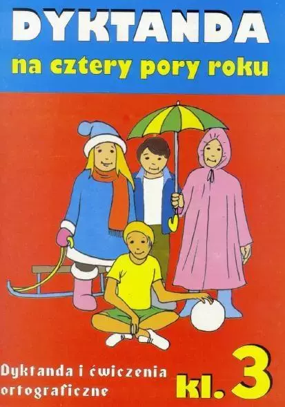 Dyktanda na cztery pory roku SP kl.3 - Książki