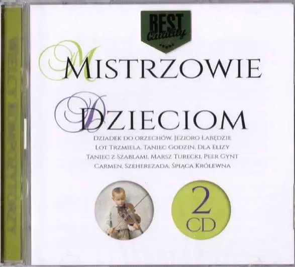 Wielcy kompozytorzy - Mistrzowie dzieciom (2CD) - Książki