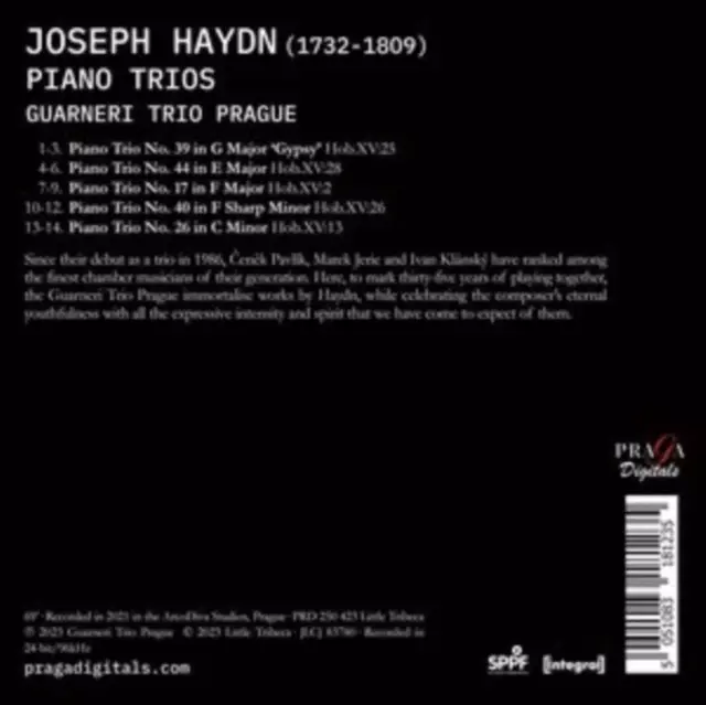 Piano Trios Guarneri Trio Prague, CD - Muzyka