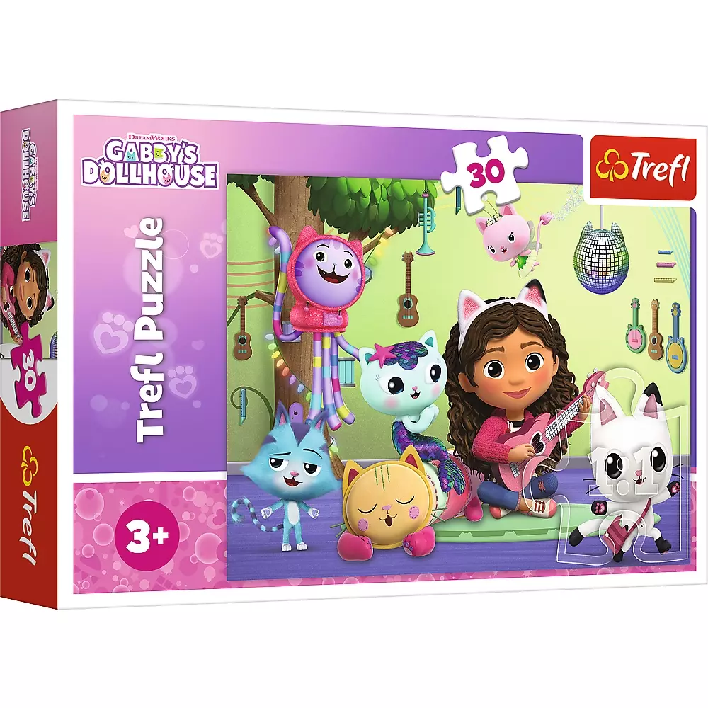 Puzzle 30el Trefl Gabi I Jej Uroczy Domek pudełko - Puzzle