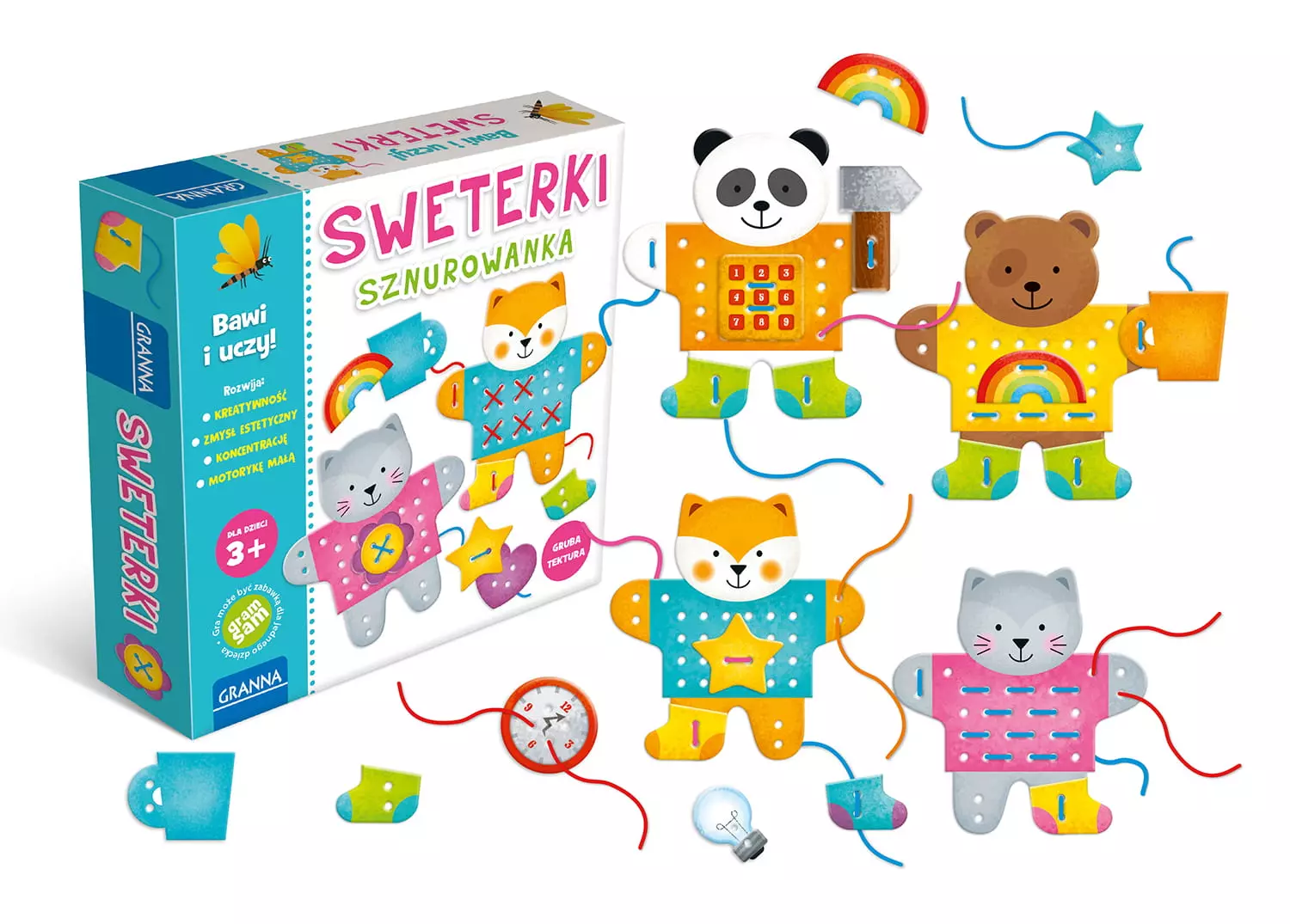 Sznurowanka sweterki - Zabawki