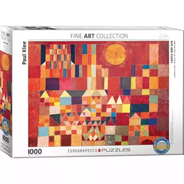 Puzzle 1000 elementów. Zamek i słońce, Klee - Puzzle