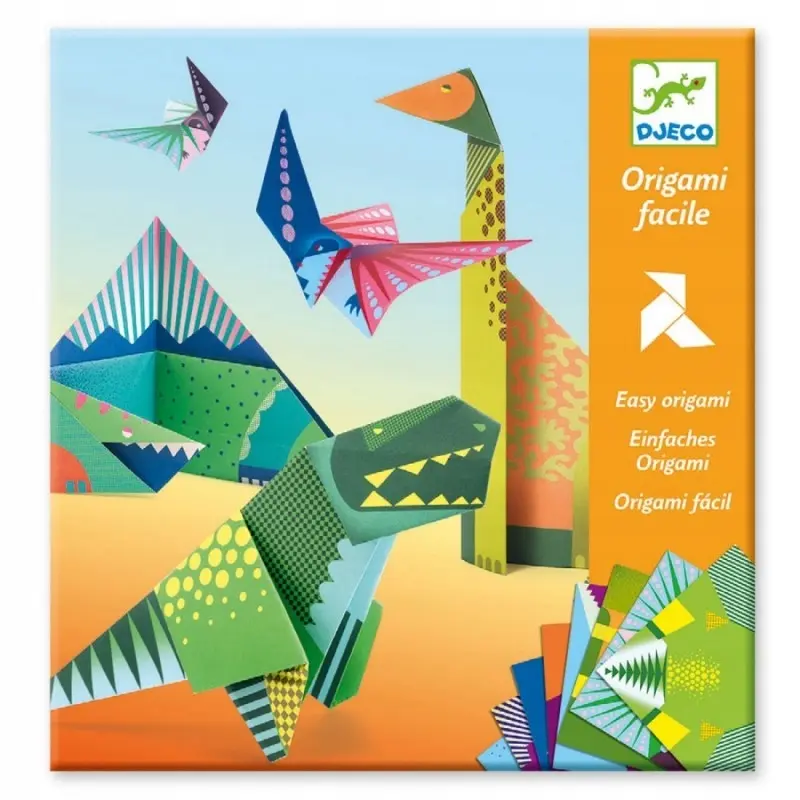Origami DINOZAURY zestaw 24 szt - Zabawki