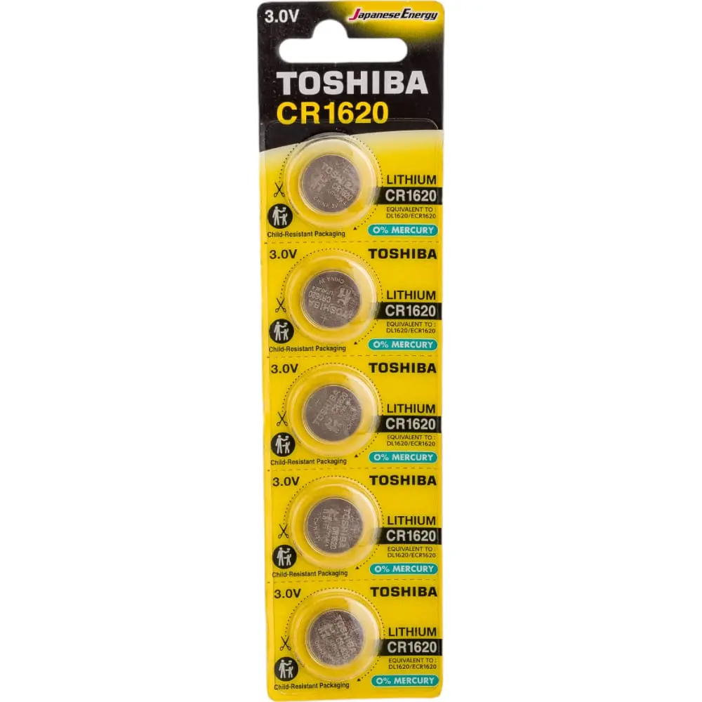 Bateria CR 1620/5 3V litowa,Toshiba - Elektronika i akcesoria