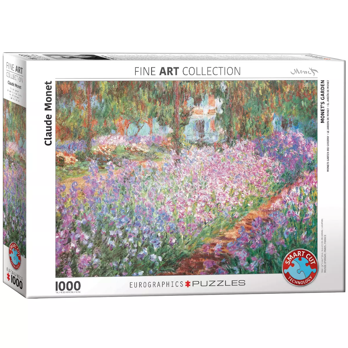 Puzzle 1000 elementów. Ogród, Monet - Puzzle