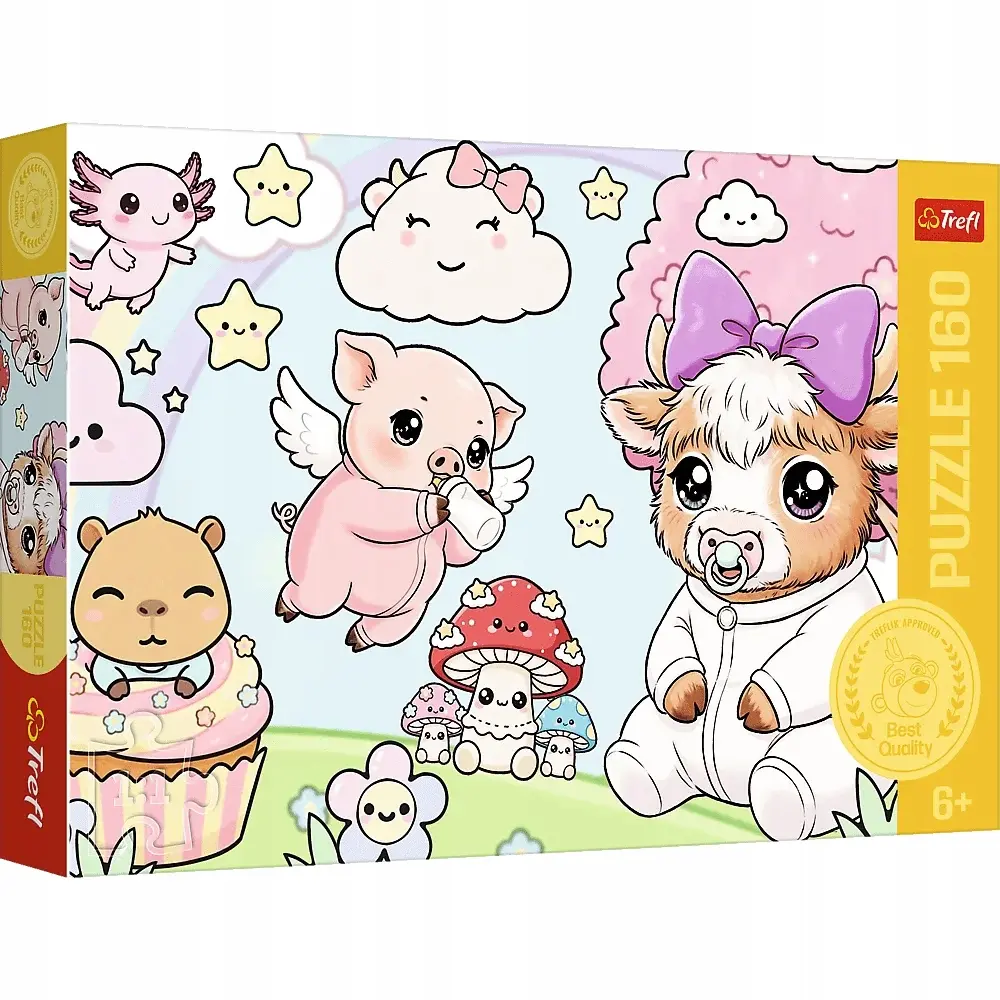 Trefl Puzzle 160 el. Zwierzaki maluchy - Puzzle