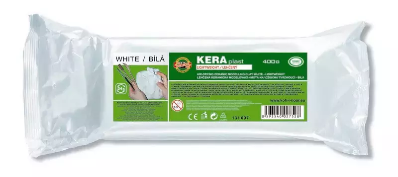 Glinka lekka samoutwardzalna biała 400g - Papiernicze i szkolne