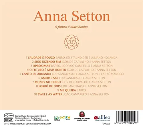 O Futuro E Mais Bonito, CD - Muzyka