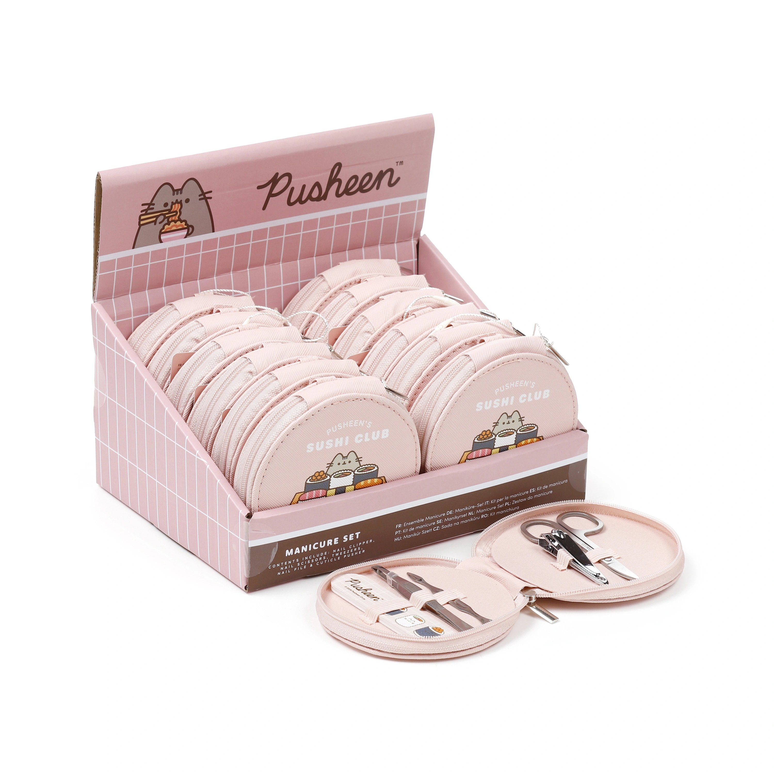 Zestaw do manicure, 5-częściowy - Pusheen Sushi Club - Zabawki